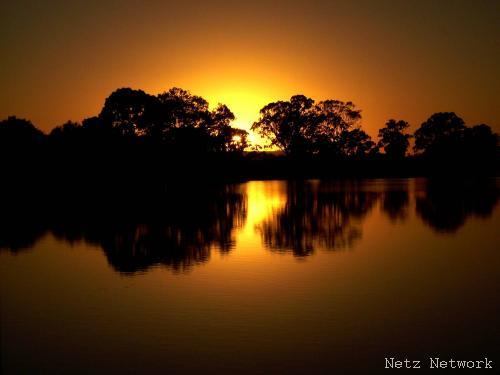 Sonnenuntergang Murray River